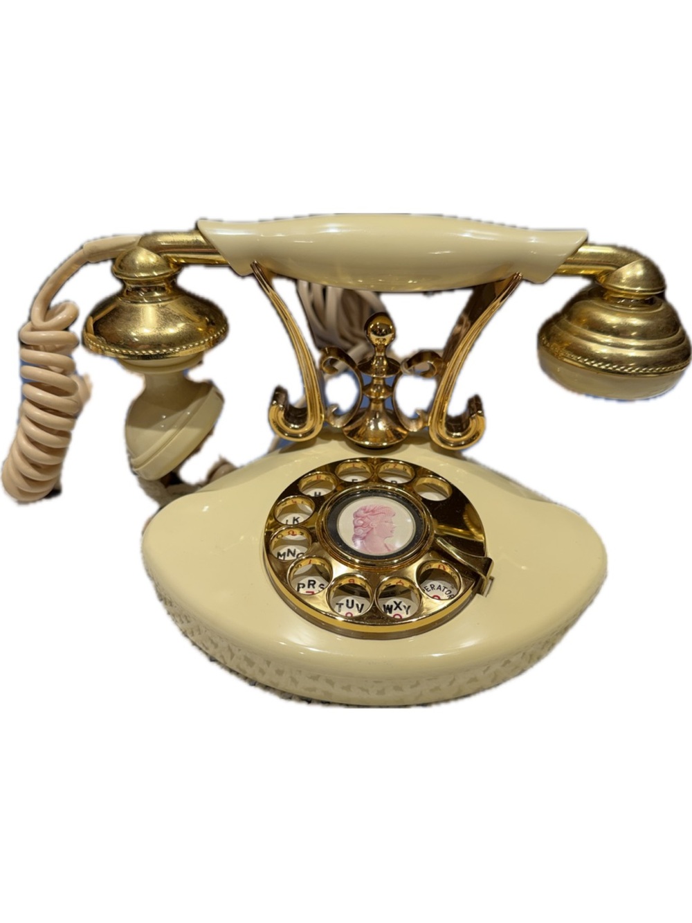VINTAGE RADIO SHACK PRINCESS ROTARY DIAL LANDLINE PHONE. - Picture 7 of 12